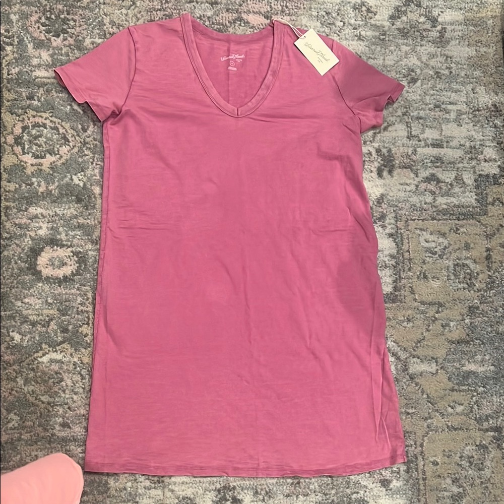 NWT Women's Pink V-Neck Dress